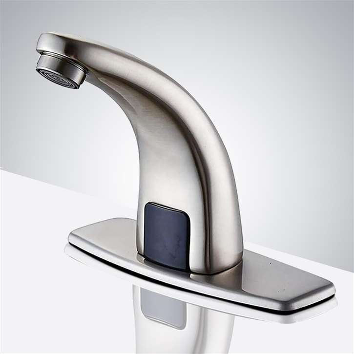 Fontana Melo Automatic Commercial Sensor Brushed Nickel Faucet